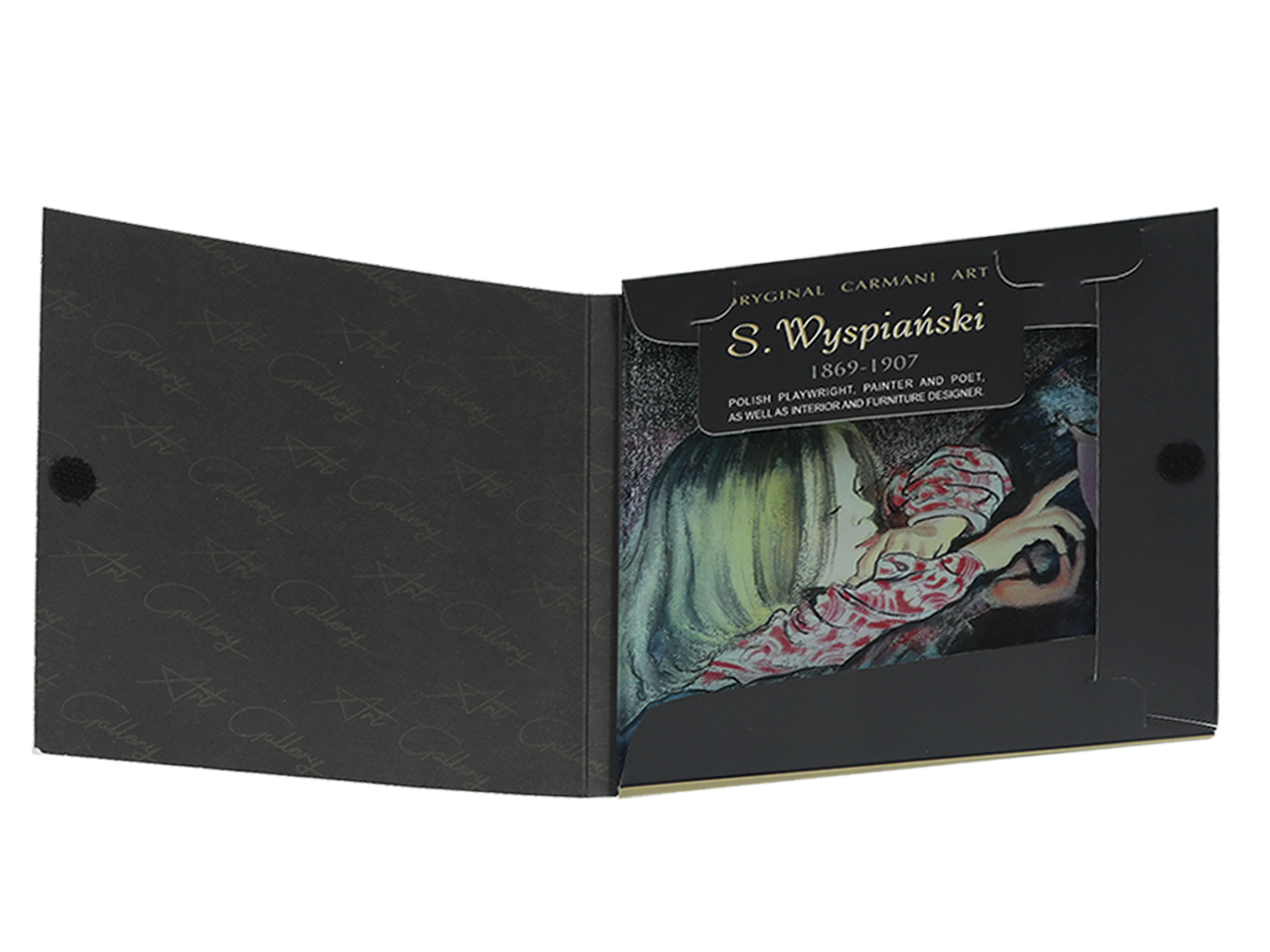 Podkładka szklana - S. Wyspiański, Dziewczynka z dzbankiem (CARMANI) - obrazek 3