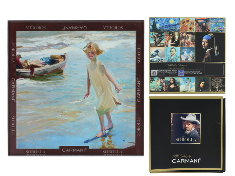 Podkładka szklana - J. Sorolla, Dziewczyna na plaży (CARMANI)