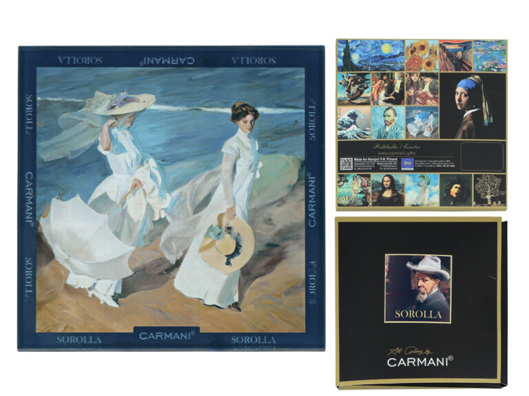 Podkładka szklana - J. Sorolla, Spacer brzegiem morza (CARMANI)