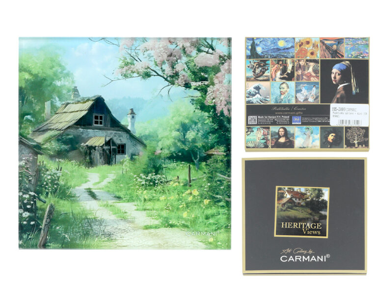 Podkładka szklana - Chłopska osada (CARMANI)