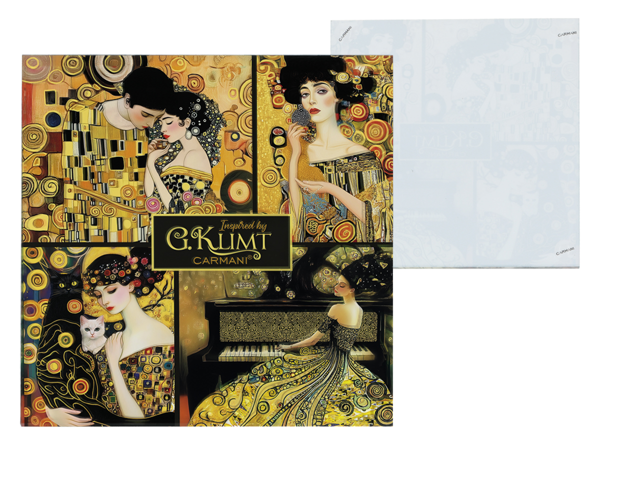 Podkładka szklana - G. Klimt, kolaż (CARMANI) - obrazek 2