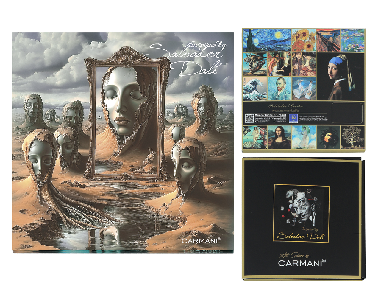 Podkładka szklana - inspirowana malarstwem S. Dali (CARMANI)