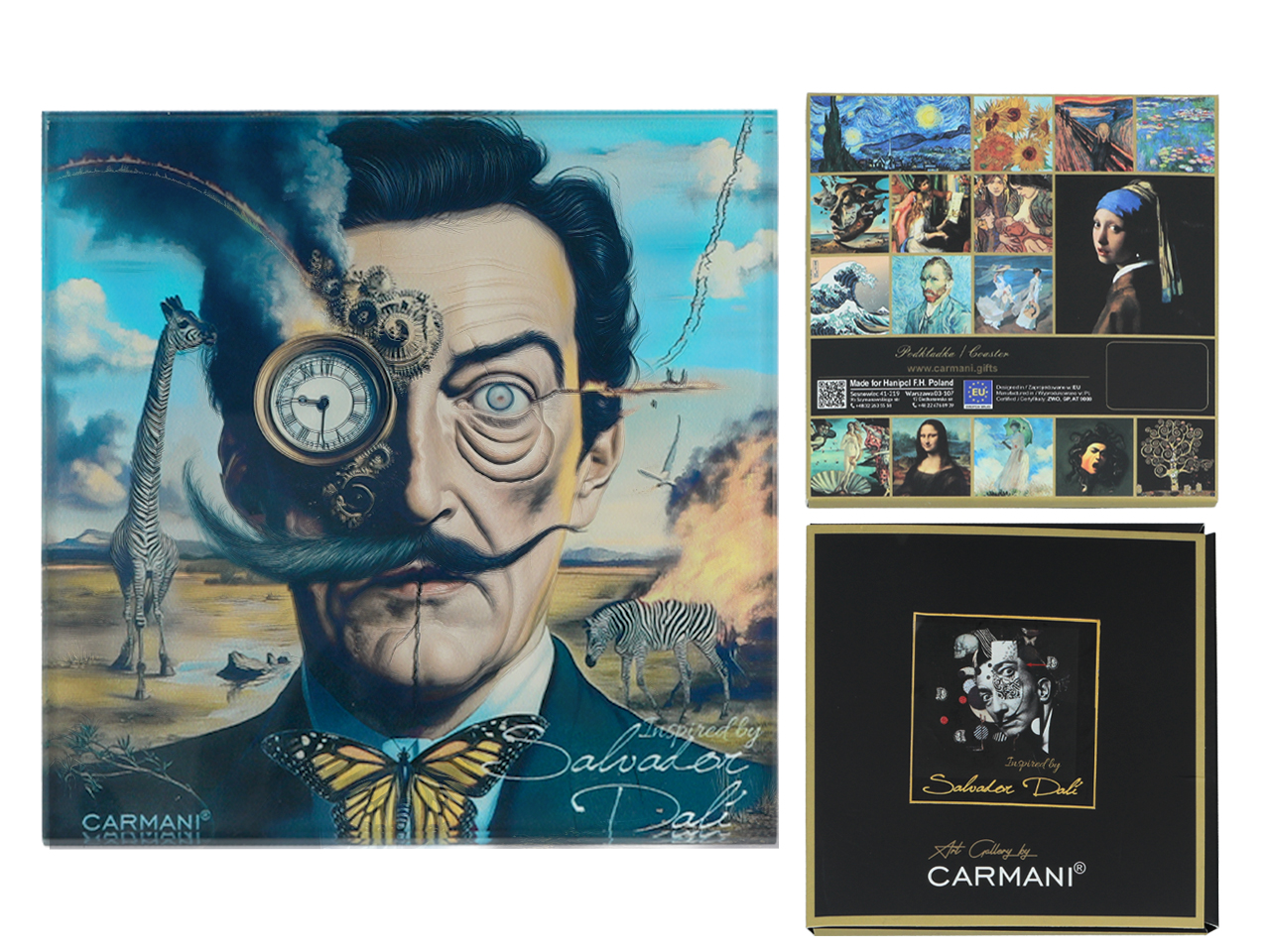 Podkładka szklana - inspirowana malarstwem S. Dali (CARMANI)