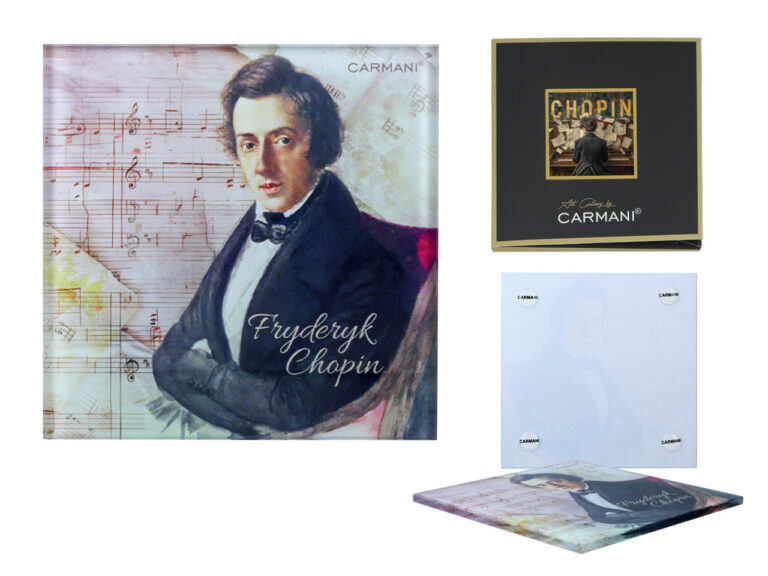 Podkładka szklana - F. Chopin (CARMANI)