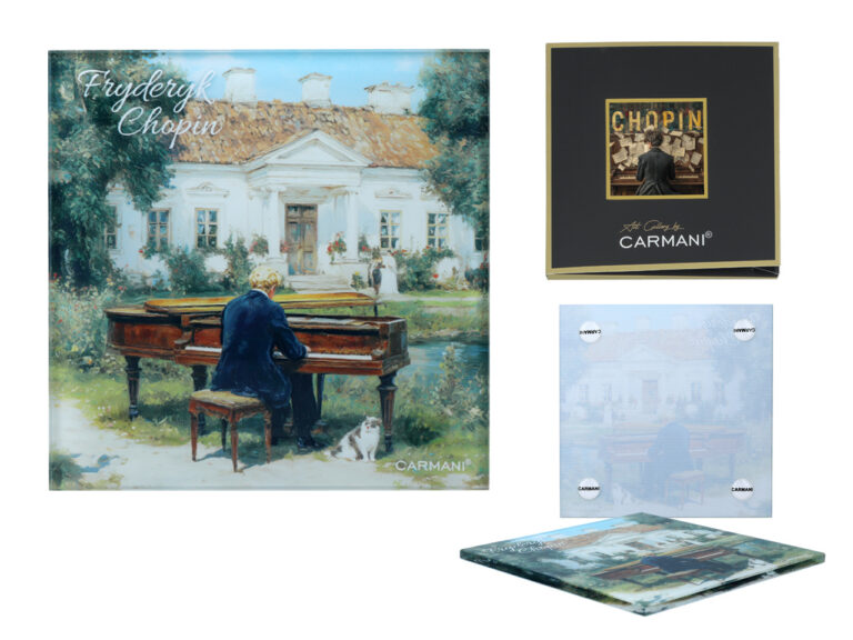 Podkładka szklana - F. Chopin (CARMANI)
