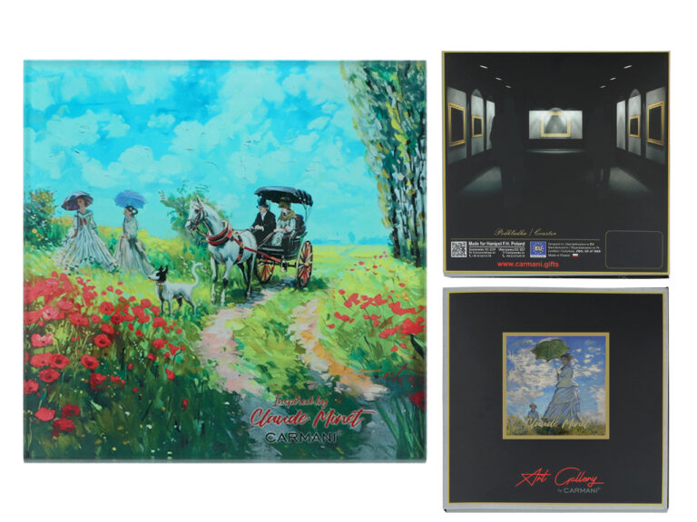 Podkładka szklana - inspirowana malarstwem C. Monet (CARMANI)