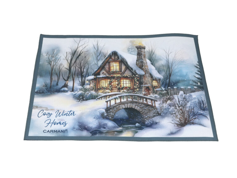 Podkładka na stół - Dom w objęciach zimy (CARMANI)