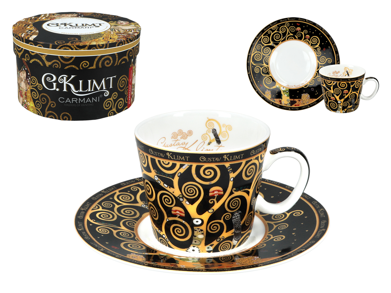 Filiżanka espresso - G. Klimt, Drzewo życia (CARMANI)