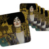 Kpl. 6 podkładek korkowych - G. Klimt, Judyta (CARMANI)