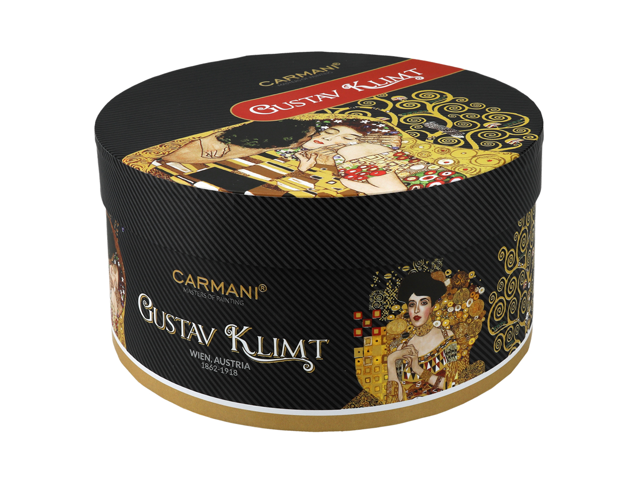 Filiżanka ze spodkiem - G. Klimt, Pocałunek, kremowe tło (CARMANI) - obrazek 4