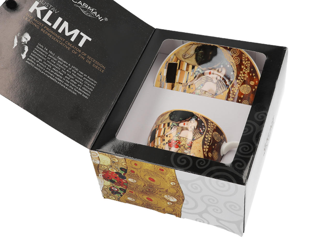 Filiżanka ze spodkiem - G. Klimt, Pocałunek (CARMANI) - obrazek 3