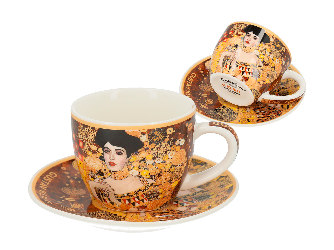 Filiżanka espresso ze spodkiem - G. Klimt, Adela (CARMANI) - obrazek 2