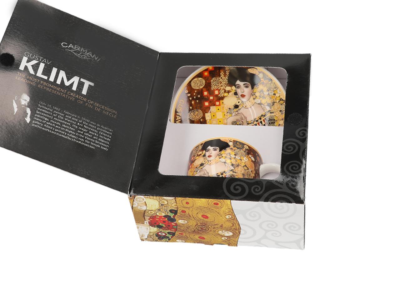 Filiżanka espresso ze spodkiem - G. Klimt, Adela (CARMANI) - obrazek 3