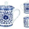 Kubek porcelanowy z przykrywką