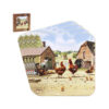 Kpl. 4 podkładek pod kubek - Cockerel & Hen