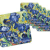 Kpl. 6 podkładek korkowych - V. van Gogh, Irysy (CARMANI)