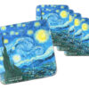 Kpl. 6 podkładek korkowych - V. van Gogh, Gwiaździsta Noc (CARMANI)