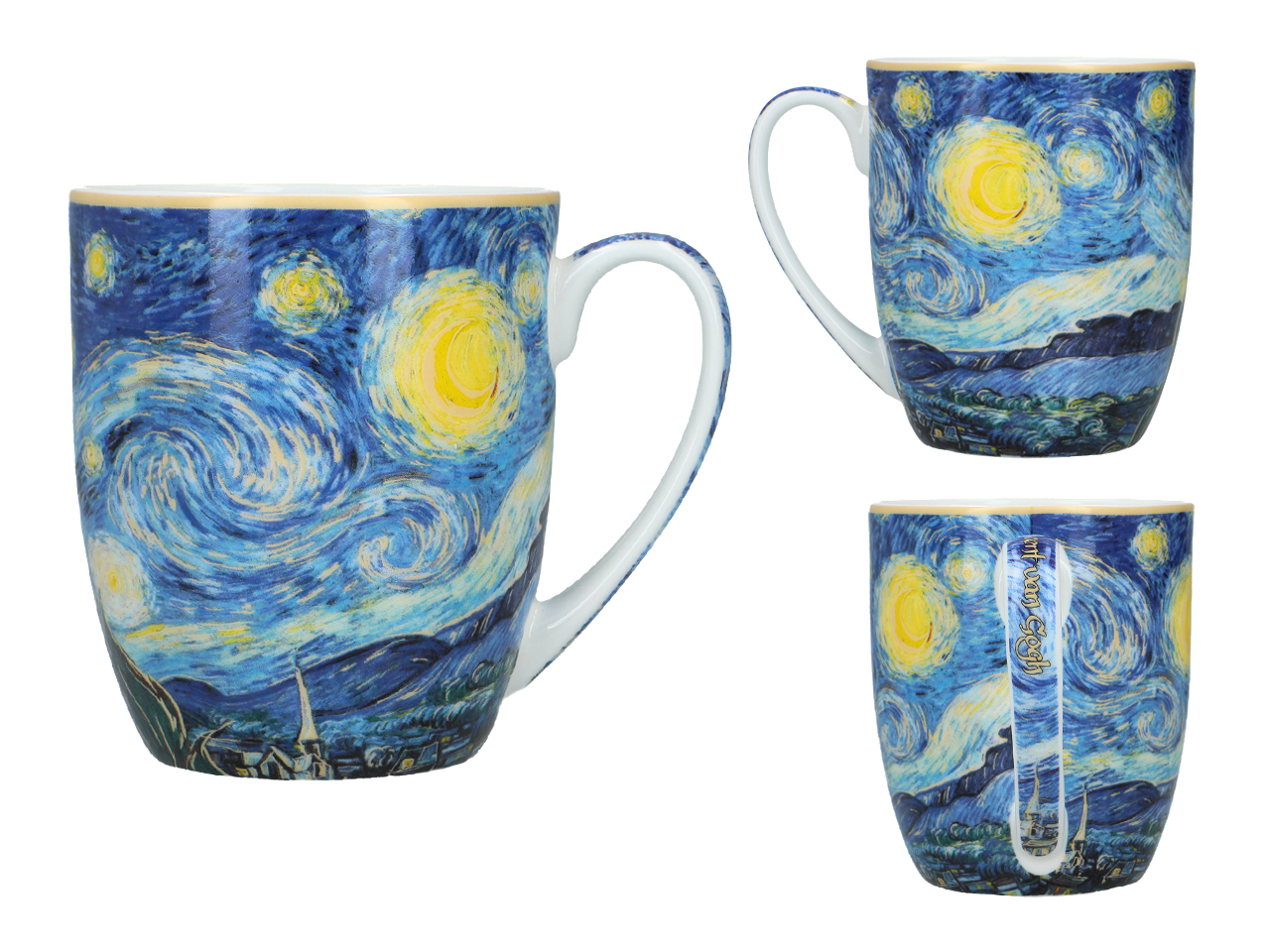 Kubek Camio - V. van Gogh, Gwiaździsta Noc (CARMANI) - obrazek 2