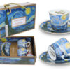 Kpl. 2 filiżanek espresso - V. van Gogh, Gwiaździsta noc (CARMANI)