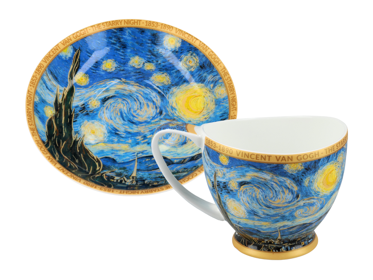 Filiżanka Big Vanessa - V. van Gogh, Gwiaździsta Noc (CARMANI) - obrazek 4
