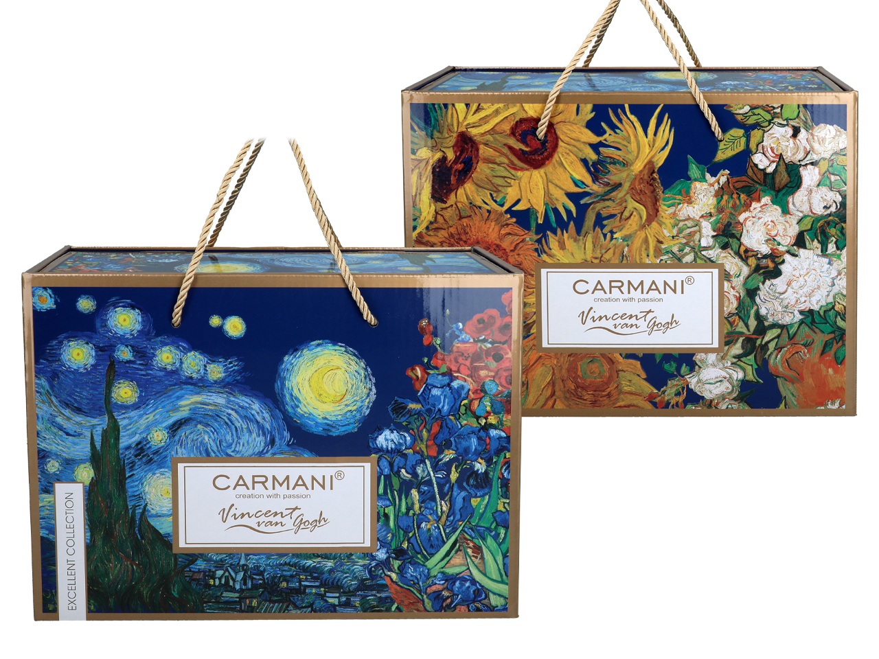 Filiżanka Big Vanessa - V. van Gogh, Kwitnący Migdałowiec, srebrny (CARMANI) - obrazek 5
