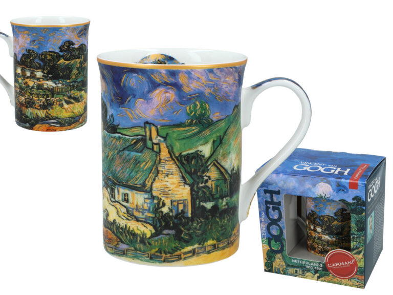 Kubek Classic New - V. van Gogh, Chaty kryte strzechą w Cordeville (CARMANI)