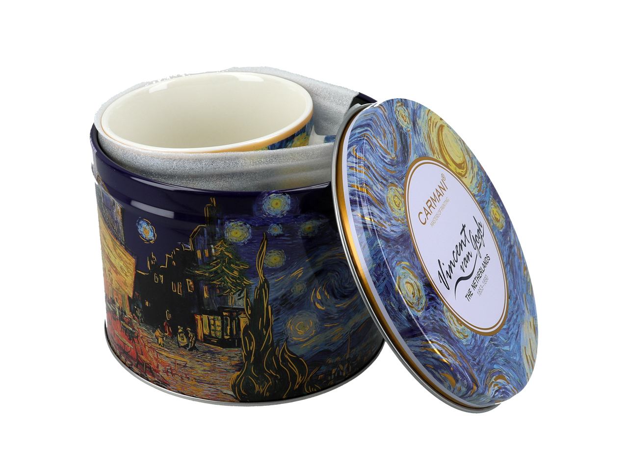 Kubek w puszce - V. van Gogh, Gwiaździsta Noc (CARMANI) - obrazek 3