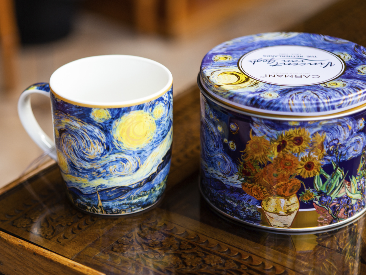 Kubek w puszce - V. van Gogh, Gwiaździsta Noc (CARMANI) - obrazek 5