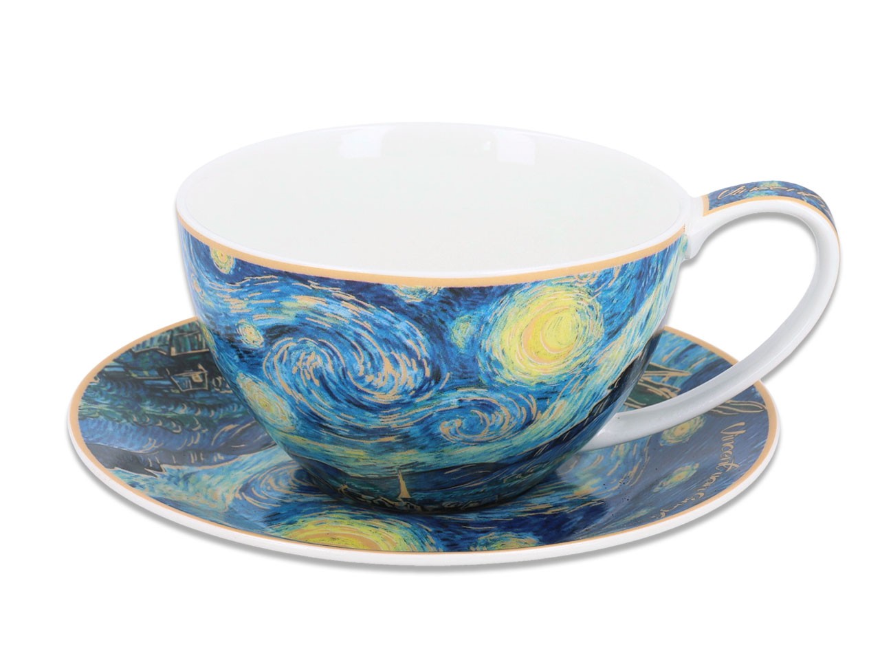 Filiżanka ze spodkiem - V. van Gogh, Gwiaździsta Noc (CARMANI) - obrazek 2
