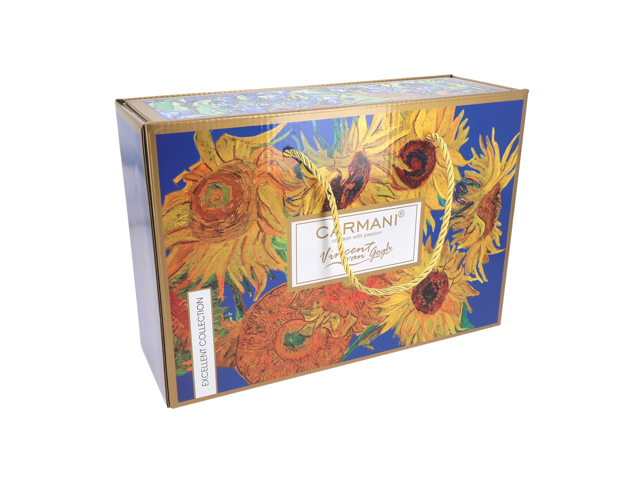 Kpl. 2 filiżanek ze spodkami - V. van Gogh, Słoneczniki i Irysy (CARMANI) - obrazek 3