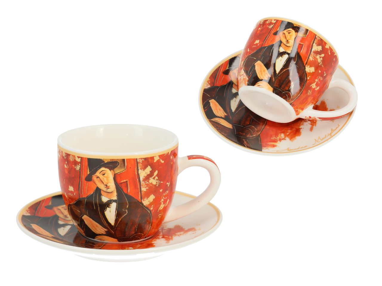 Filiżanka espresso ze spodkiem - A. Modigliani, Mario Varvogli (CARMANI) - obrazek 2