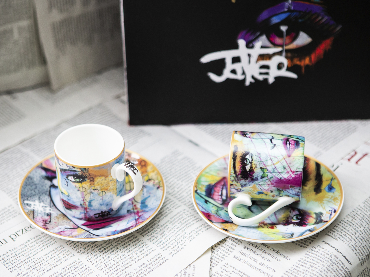 Kpl. 2 filiżanek espresso - Loui Jover (CARMANI) - obrazek 5