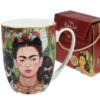 Kubek Camio - F. Kahlo, Autoportret z naszyjnikiem z cierni i kolibrem (CARMANI)