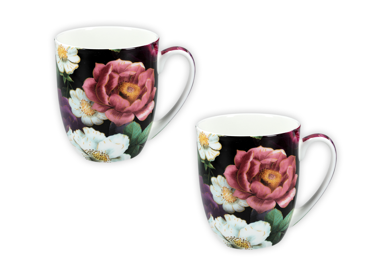 Kpl. 2 kubków - Floral story (CARMANI) - obrazek 2