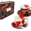 Kpl. 2 filiżanek ze spodkami - Floral story (CARMANI)