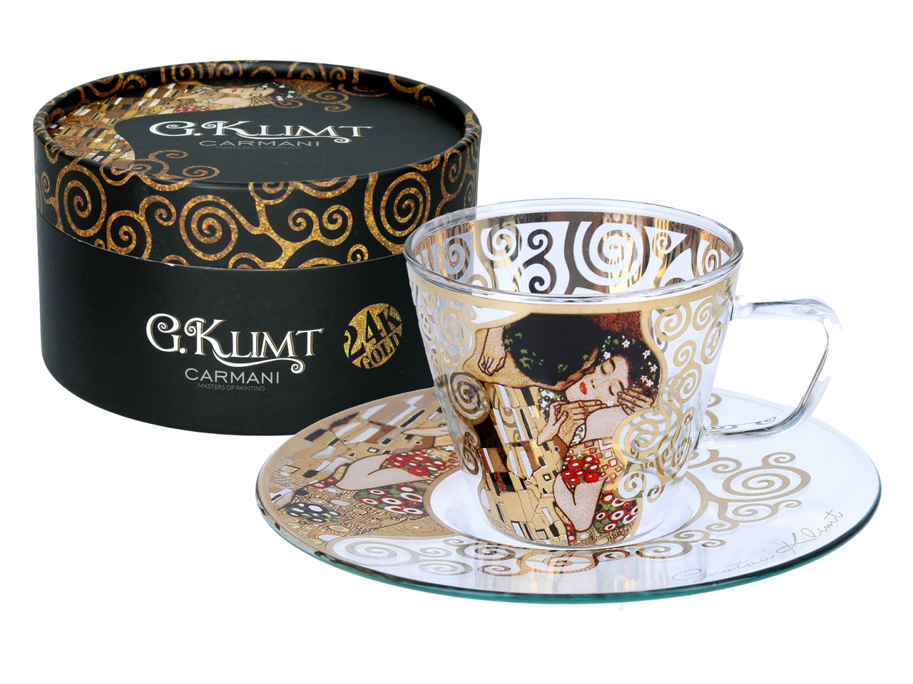 Filiżanka espresso - G. Klimt. Pocałunek (CARMANI) - obrazek 3