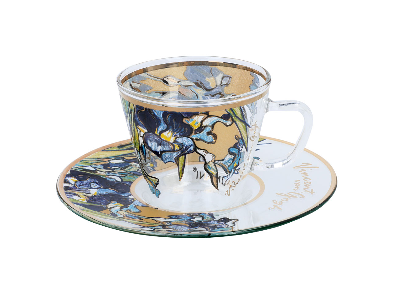 Filiżanka espresso - V. Van Gogh. Irysy (CARMANI) - obrazek 2