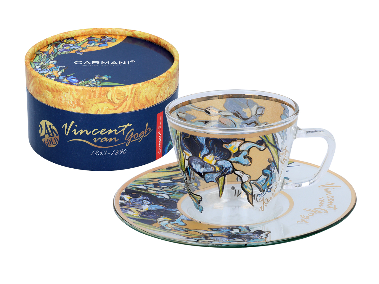 Filiżanka espresso - V. Van Gogh. Irysy (CARMANI) - obrazek 3