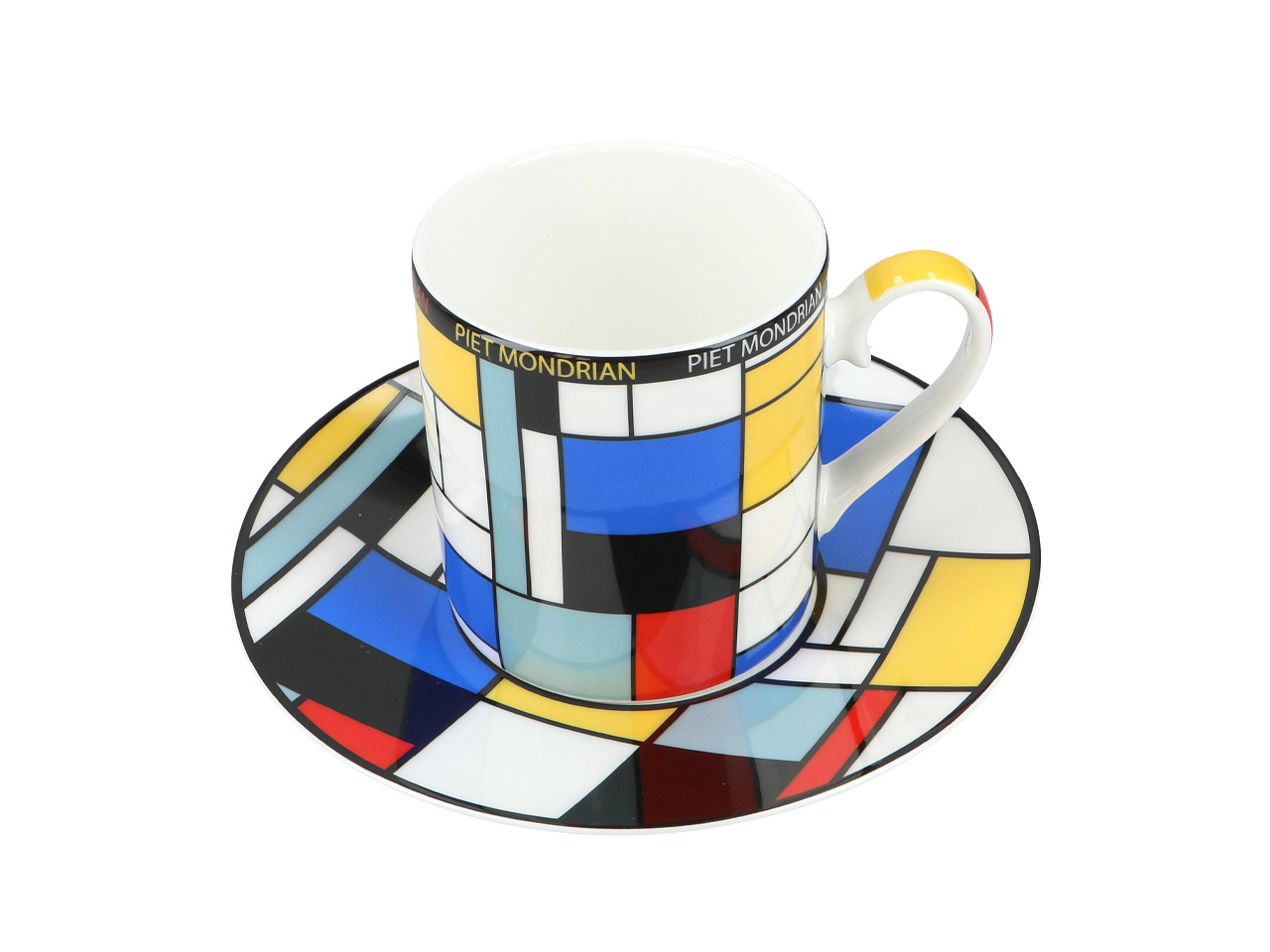 Kpl. Filiżanka ze spodkiem - P. Mondrian, Composition A (CARMANI) - obrazek 2