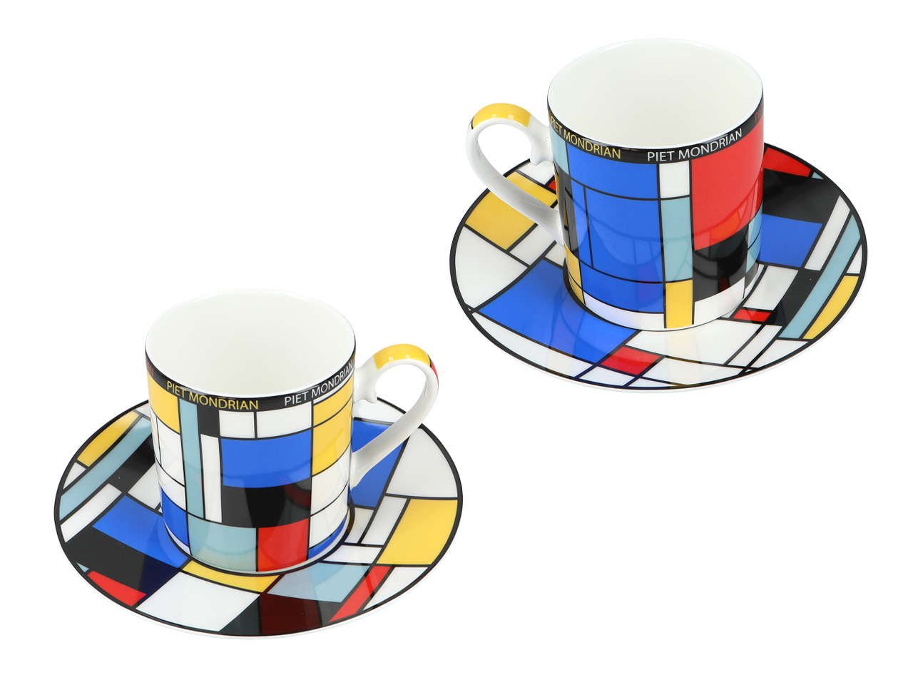 Kpl. Filiżanka ze spodkiem - P. Mondrian, Composition A (CARMANI) - obrazek 5
