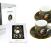 Kpl. 2 filiżanek espresso - M. M de Caravaggio, Głowa Meduzy (CARMANI)