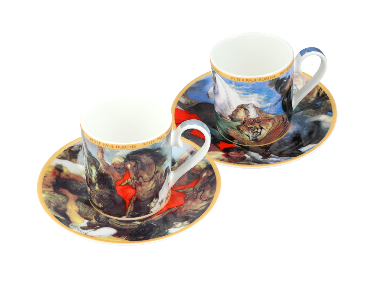 Kpl. 2 filiżanek espresso - P. P. Rubens (CARMANI) - obrazek 2