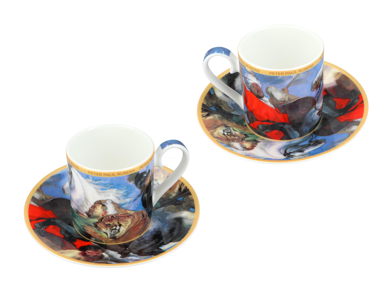 Kpl. 2 filiżanek espresso - P. P. Rubens (CARMANI) - obrazek 5